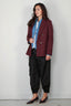 Closed - Blazer - Fitted Doublebreasted - Dark Raisin Red - BYLOTTE