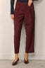Closed - Broek - Ruthy - Dark Raisin Red - BYLOTTE