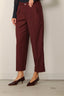 Closed - Broek - Ruthy - Dark Raisin Red - BYLOTTE