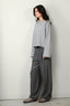 Closed - Sweater - Crewneck - Light grey melange - BYLOTTE