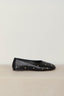 Dear Frances - Ballerina's - Balla Shoe Leather W/ Studs - Black - BYLOTTE