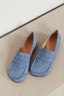 Dear Frances - Loafers - Drew Loafer W/ Penny Strap - Blue Denim - BYLOTTE