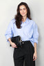 Denimist - Blouse - Button Front Shirt - Light Blue Oxford - BYLOTTE