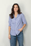 Denimist - Blouse - DSW0009 - 185 - ROYAL BLUE STRIPE - BYLOTTE