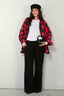 Denimist - Jack - CPO shirt jacket - Printed red buffalo - BYLOTTE