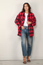 Denimist - Jack - CPO shirt jacket - Printed red buffalo - BYLOTTE