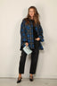 Denimist - Jacket - CPO Shirt - Printed Blue Black Plaid - BYLOTTE