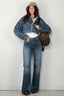 Denimist - Jas - Oversized cropped denim jacket - Eldon w/ sherpa lining - BYLOTTE