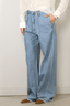 Denimist - Jeans - Blair Double Pleated Pant - Stone Wash Blue - BYLOTTE