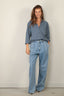 Denimist - Jeans - Blair Double Pleated Pant - Stone Wash Blue - BYLOTTE