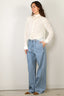 Denimist - Jeans - Blair Double Pleated Pant - Stone Wash Blue - BYLOTTE