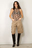 Denimist - Short - Kelby Cargo Short - Worn Khaki - BYLOTTE