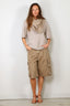 Denimist - Short - Kelby Cargo Short - Worn Khaki - BYLOTTE