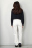 Denimist - Trui - American flag cropped turtleneck sweater - Dark navy - BYLOTTE