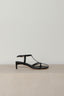 Dear Frances - Sandalen - Tee - Leather - Black