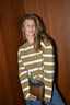 BYLOTTE Studios - Top - Lily Longsleeve - Brown Striped
