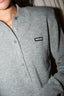 Rotate - Top - Wool Longsleeve Polo - Frost Gray