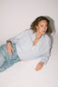 BYLOTTE Studios - Blouse - Olivia Shirt - Blue / White striped