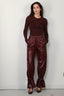 Enes - Broek - Jane - Burgundy - BYLOTTE