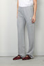 Éterne - Broek - Straight Leg Sweatpant - Heather Grey - BYLOTTE