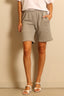 Éterne - short - TERRY BOYFRIEND SHORT - heather grey - BYLOTTE