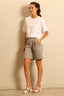 Éterne - short - TERRY BOYFRIEND SHORT - heather grey - BYLOTTE