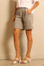 Éterne - short - TERRY BOYFRIEND SHORT - heather grey - BYLOTTE