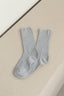 Éterne - Sokken - Classic Rib Socks - Heather Grey - BYLOTTE