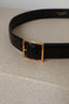 Nili Lotan - Riem - Gabriele - Black - Antique Gold Buckle