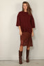 Extreme Cashmere - Sweater - 433 Sassie - Maroon - BYLOTTE