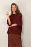Extreme Cashmere - Sweater - 433 Sassie - Maroon - BYLOTTE