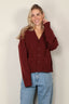 Extreme Cashmere - Vest - 437 Papilli Short - Maroon - BYLOTTE