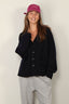 Extreme Cashmere - Vest - 437 Papilli Short - Navy - BYLOTTE