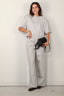 Halfboy - Broek - Suit jersey pants -  Light grey melange