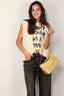 R13 - Top - Boyfriend cable sweater vest -  Cream cable