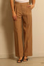 RÓHE - Broek - Wide leg pleated trousers -  Fawn