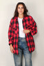 Denimist - Jack - CPO shirt jacket -  Printed red buffalo