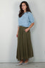 forte_forte - Rok - 9909 my skirt -  Olive