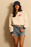 Ralph Lauren - longsleeve - RL FLG HZ-LONG SLEEVE HALF ZIP - DECKWASH WHITE