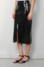 Tibi - Rok - Glossed jersey pencil skirt -  Black