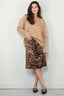 6397 - Rok - Slip skirt -  Tiger print