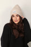 Ganni - Beanie - Structured Rib Beanie  -  Brazilian sand