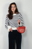 Lisa Yang - Trui - Sony stripes -  Cream/Navy