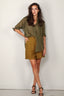 forte_forte - Blouse - 9907 my shirt -  Olive