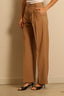 RÓHE - Broek - Wide leg pleated trousers -  Fawn