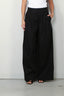 Tibi - Broek - Bio twill triple pleat pant -  Black