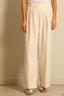 RÓHE - pantalon - Wide leg tailored  -  cream