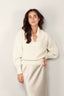 Joseph - Vest - Open Nk Ls-New Cardigan -  Ivory