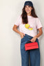 Ganni - T-shirt - Basic Jersey Grapefruit Relaxed T-shirt  -  Chalk pink