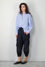 Tibi - Broek - Crispy Nylon Wilt Pull On Jogger -  Navy